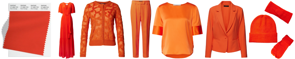 Red Orange trendkleur winter 2025